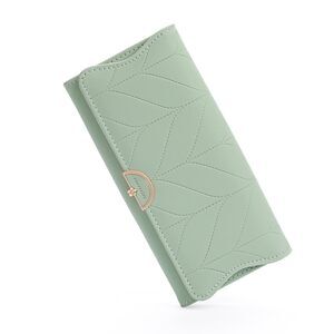 6428 Leather Wallet Trifold ' RFID Blocking Wallet Card Holder Purse Clutch